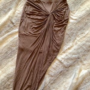 Brownish/grayish knotted skirt